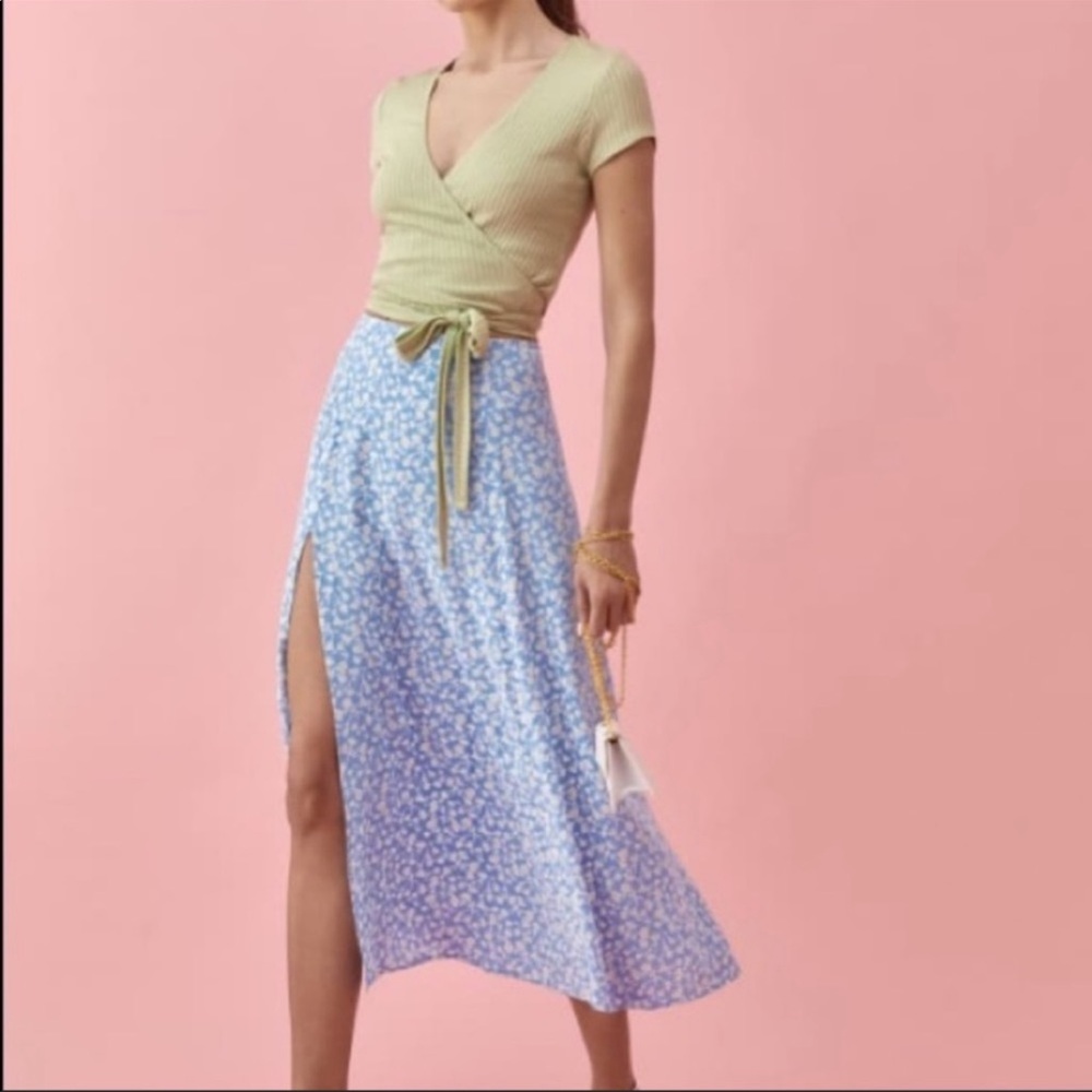 Reformation Zoe skirt Marie print